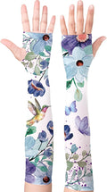 Gardening Sleeves Farm Sun Protection Arm Cooling Sleeves Thorn Proof Garden for Women Men with Thumb Hole
