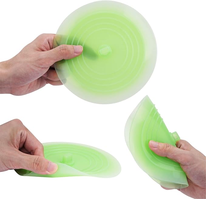 tifanso 2PCS 6" Silicone Bathtub Drain Stopper & Hair Catcher - Image 3