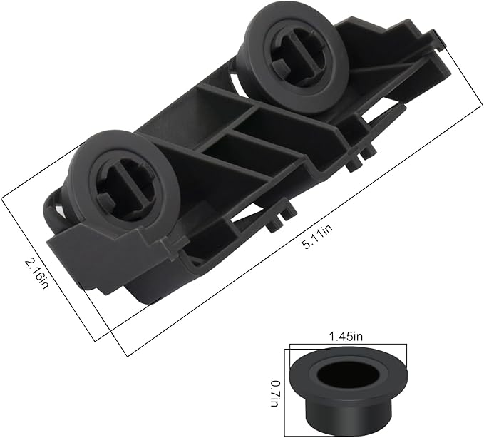 WD28X27241 AP6990367B Dishwasher Rack Carrier And Roller Kit Compatible with GE Haier Dishwasher replaces WD12X10439, WD12X10446, WD12X10447, WD12X22657, WD12X22656