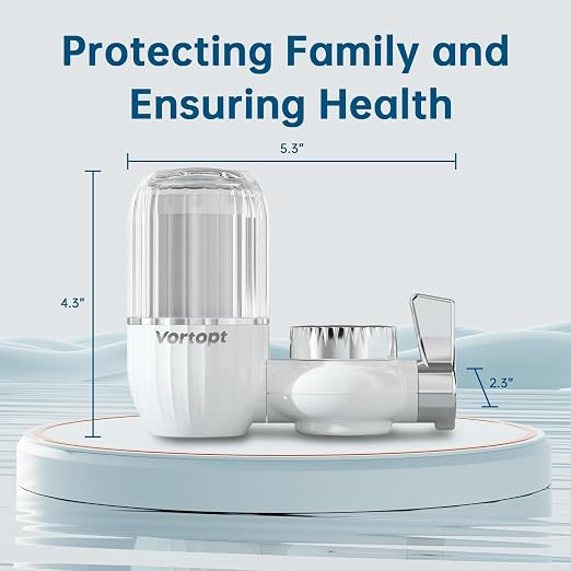 Vortopt Water Filter for Sink Faucet, Faucet Water Filter NSF Certified | 400 - Image 6