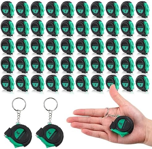 Kanayu Mini Tape Measure Keychains 3 ft Small Retractable Measuring Tape Bulk by Kanayu