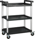 Winco Utility Cart, Black, 32" x 16"