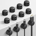 Lamicall 12Pack Rotating Cord Organizer, Desk Office Nightstand Accessories | by Lamicall