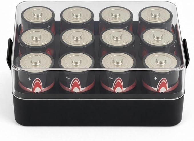 ALCYON Plastic Battery Organizer Storage Case by ALCYON