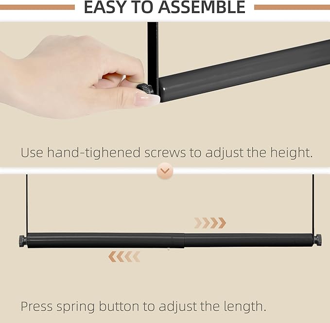 STORAGE MANIAC Adjustable Closet Rod - Image 5