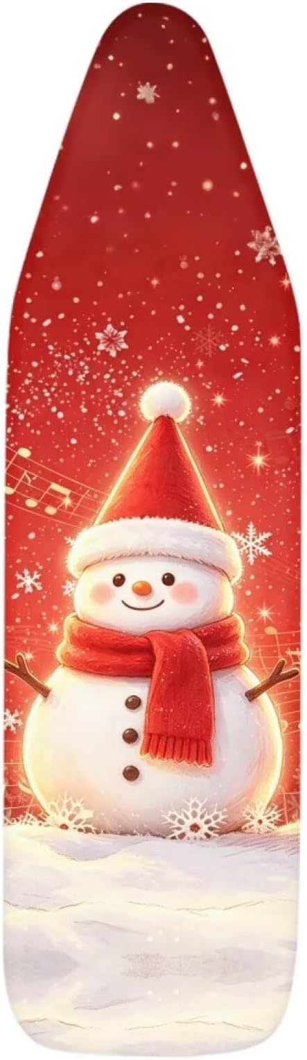 Christmas Iron Board Cover Cute Snowman Ironing Board Cover and Pad Soft Stain - Image 7