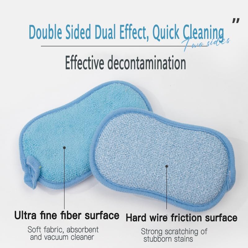 Kitchen Sponge, Dish Sponge, Scrub Sponges Cleaning Supplies, Sponges - Image 5