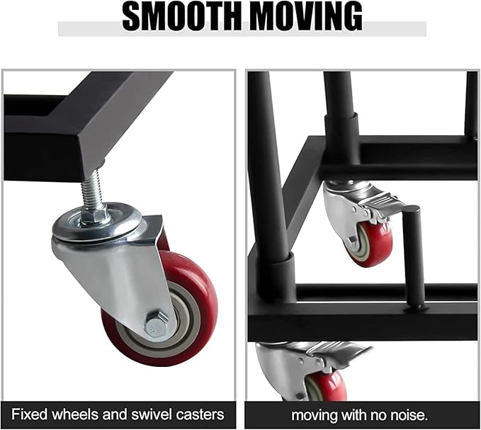 Drywall Sheet Cart, Heavy Duty Panel Dollies Cart with 4 Swivel Wheels, Handling Wall Panel, Sheetrock, Wood Panel, Rolling Dollies for Garage, Home, Warehouse,39.4x20.3x40.9