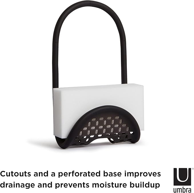 Umbra Sling Flexible Sink Caddy, Elastic Non-Slip Sponge Holder - Image 5