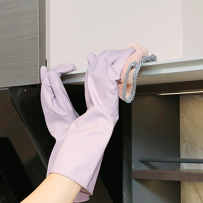 COOLJOB Medium Household Rubber Gloves - Image 4