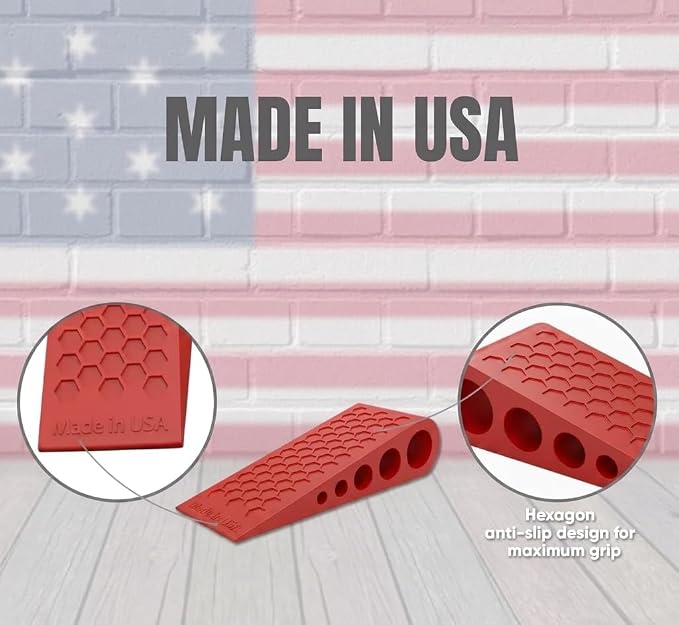 Door Stoppers for Bottom of Door Premium Floor Rubber Door Stop Wedge Made in - Image 3