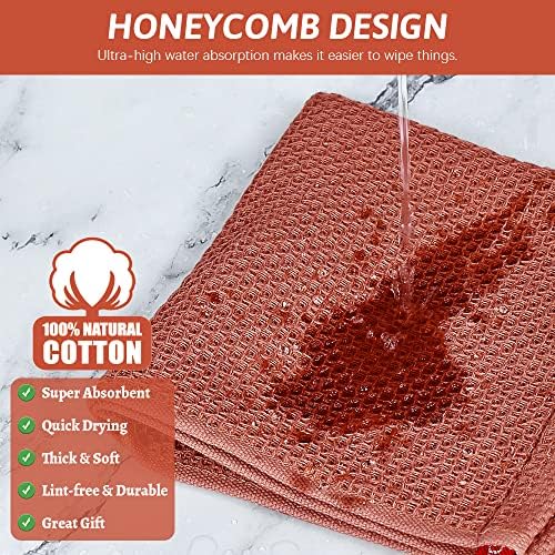 Nialnant 6 Pack Dish Towels, 100% Cotton Hand Towels - Image 4