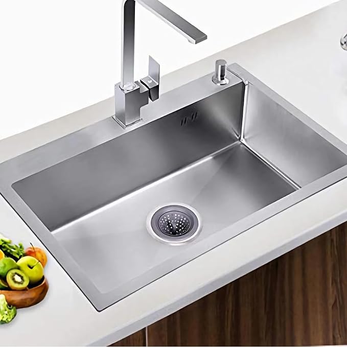 2 Pack Kitchen Sink Drain Strainer Silicone Stainless - Image 6