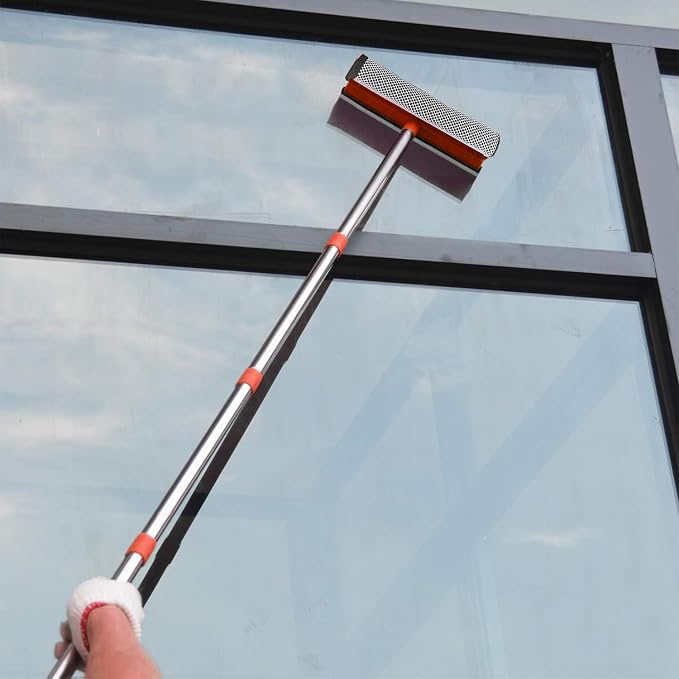 Window Squeegee for Window Cleaning, Squeegee Window Cleaner Tool 2 in 1 Car - Image 7