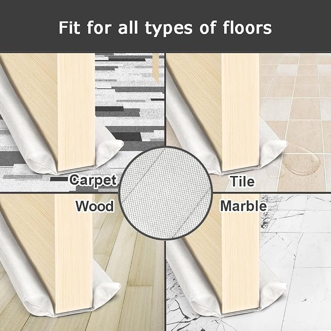 Door Draft Stopper, Size 30" to 36" Under Door Draft Blocker Air Door Guard - Image 2