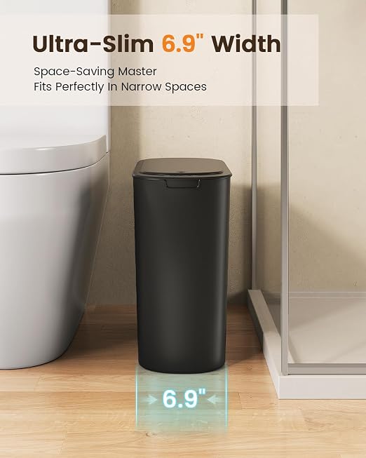 TIPGO 5 Gallon Automatic Bathroom Trash Can - Image 4