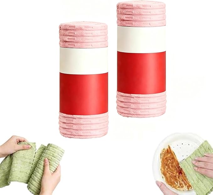 Multipurpose Reusable Tear-Off Cleaning Cloth Roll by Unknown