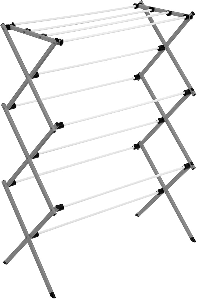Honey-Can-Do 6-Tier Collapsible Steel Clothes Drying Rack, 24 ft by Honey-Can-Do
