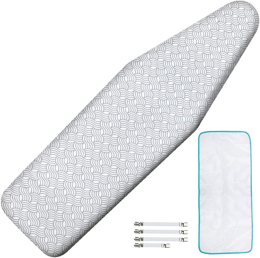 Ironing Board Cover and Pad, Extra Large 21x57, Extra Thick by Dalykate