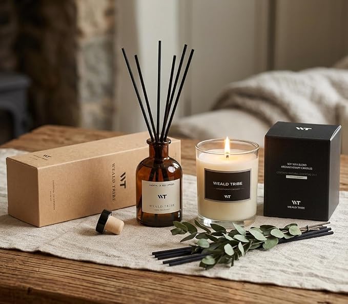Eucalyptus & Mint Scent Reed Diffuser Set - Image 6