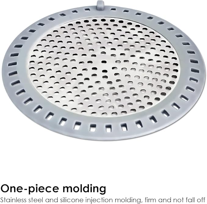 Seatery 2PCS Shower Drain Hair Catcher, Shower Drain Strainer, Stainless Steel - Image 5