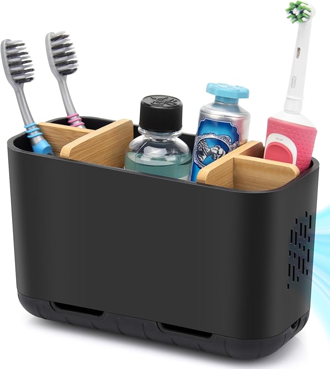 GFWARE Black Toothbrush Holder by GFWARE