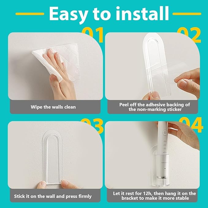 4 Pack Electric Toothbrush Holders - Image 4