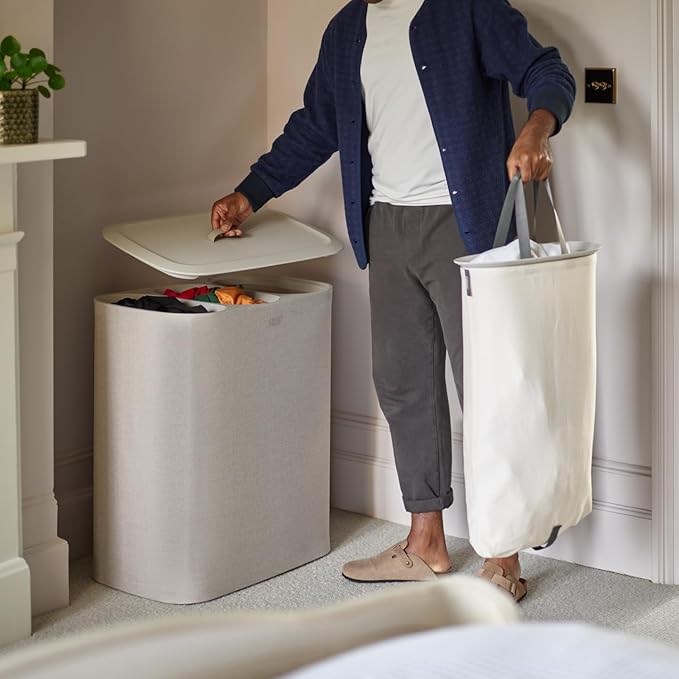 Joseph Joseph Tota Trio 90 liter/23.8 gallon Laundry Hamper Separation Basket - Image 2