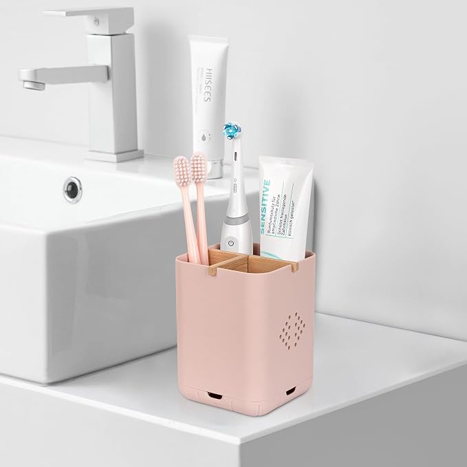 Toothbrush Holders for Bathrooms, Electric Toothbrush Holder, 3 Slot Vanity - Image 2