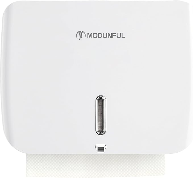 Paper Towel Dispenser Wall Mount: No Drill Adhesive Z-fold Multifold Paper by modunfulbathroom