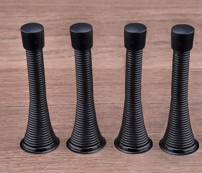 KISEER 16 Pack Spring Door Stops 3 1/4 Inch Flexible Heavy Duty Spring Door - Image 6