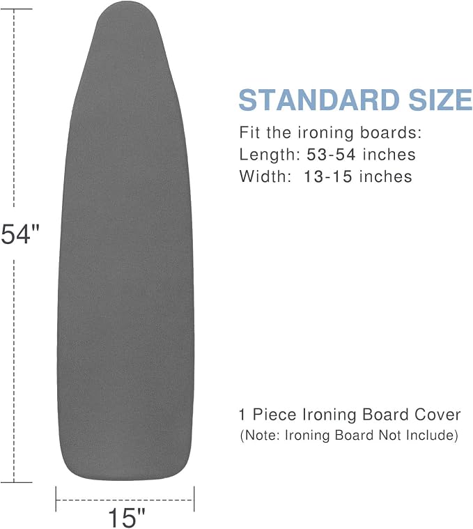 VividPaw Ironing Board Cover and Pad, Standard Size 15x54, Thick Padding - Image 5