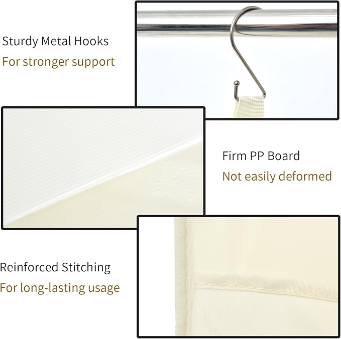 GRANNY SAYS 4-Shelf Hanging Closet Organizer, Foldable Storage, No-Sag Support - Image 6