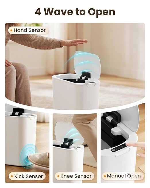 Cesun 5 Gallon Automatic Bathroom Trash Can - Image 2