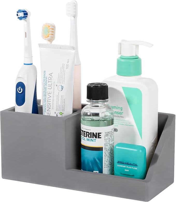 Diatomite Toothbrush Holders Toothpaste Organizer by Heagoale