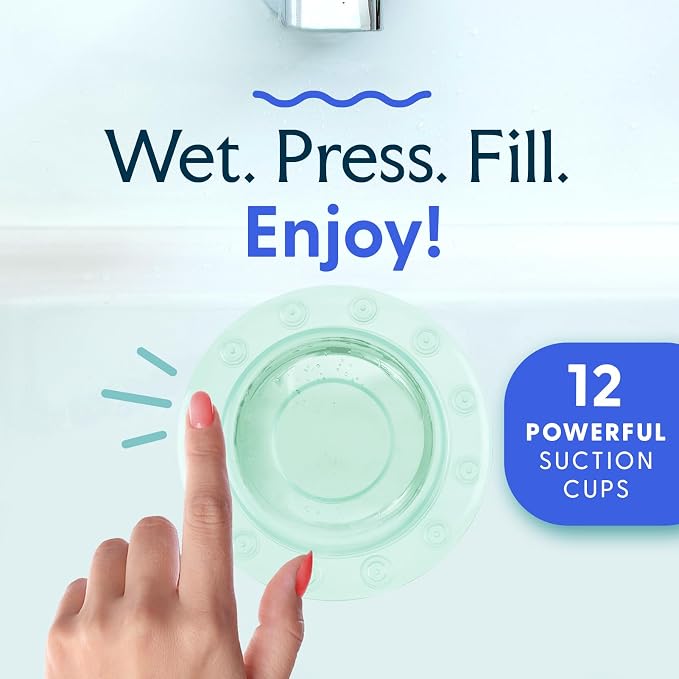 SlipX Solutions Bottomless Bath Overflow Drain Cover Accessory, Lt Green | Adds - Image 7