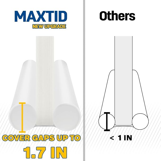 MAXTID Under Door Draft Stopper 36", Adjustable 30" -36", Large Front Doors | - Image 3