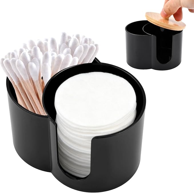 2- Grid Q-tip Holder for Bathroom, Cotton Swab Holder - Image 9
