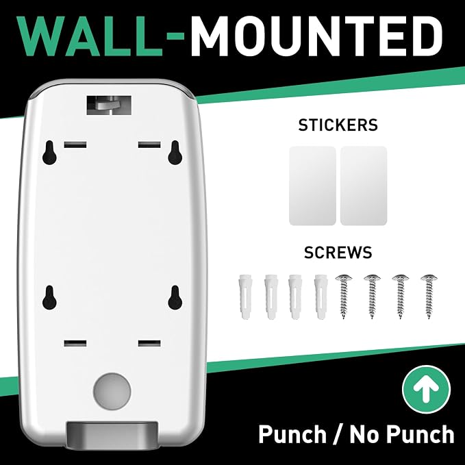 Commercial Soap Dispenser Wall Mount Manual Pump Hand Soap Dispenser 800ml Gel - Image 6