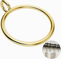 24 Pack Gold Metal Curtain Rings by GASRONS