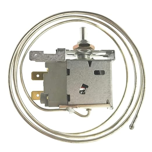 RUIAN Mini Fridge Thermostat, Universal 2 Pin Refrigerator Freezer Temperature Control WKF-27R