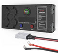 Nilight Mini Power Box 12V 24V DC Compact Design Distribution Box Plug & Play Multi Ports -2 Anderson, 3 USB, 3 USB-C, 4 Cig Sockets Perfect for Outdoors Camping Fishing RV 4Wd Caravans Emergency