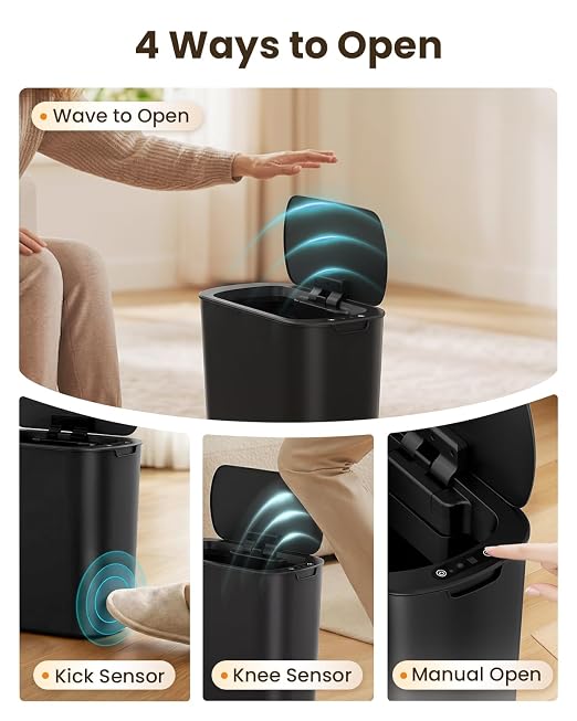 Cesun 5 Gallon Automatic Bathroom Trash Can - Image 2