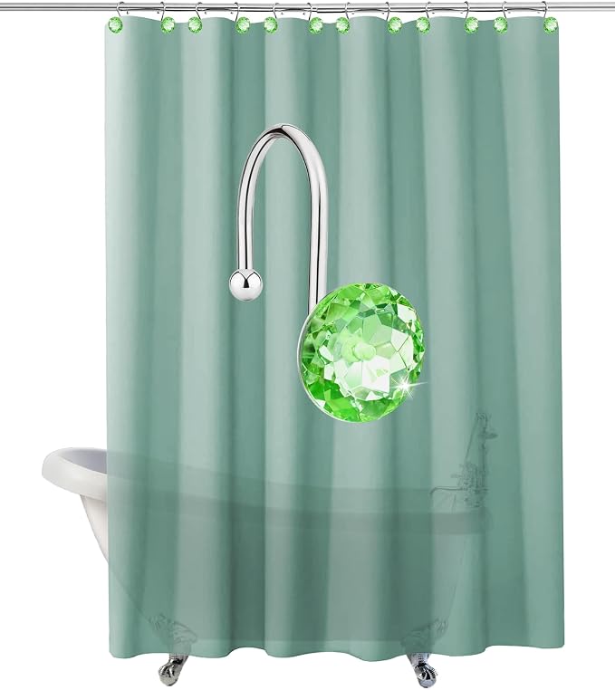 12PCS Shower Curtain Hooks Rings - Image 5