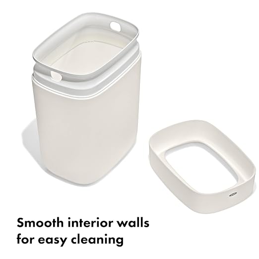OXO Good Grips Trash Can, Bathroom Trash Can - Image 4