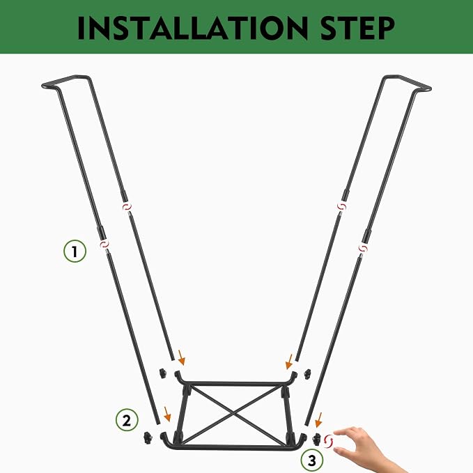 Trash Bag Holder, Outdoor Metal Leaf Bag Holder Stand, Garbage Bag Frame Holder - Image 7