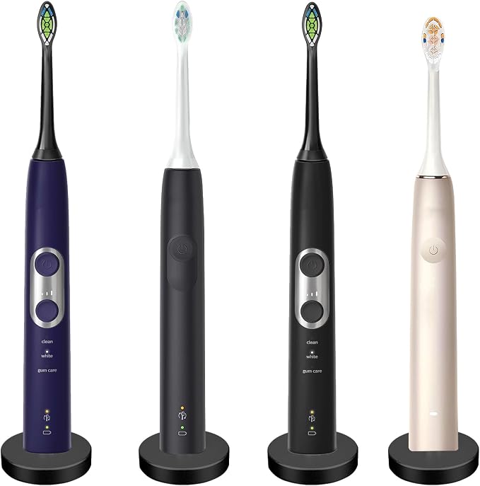 2Pack Black Electric Toothbrush Holder - Image 3