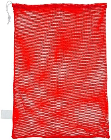 Champion Sports Mesh Equipment Bag – Heavy-Duty Nylon Drawstring Bag by ChampionSports