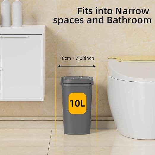 KSSKSS 3 Pack Bathroom Small Trash Can - Image 3
