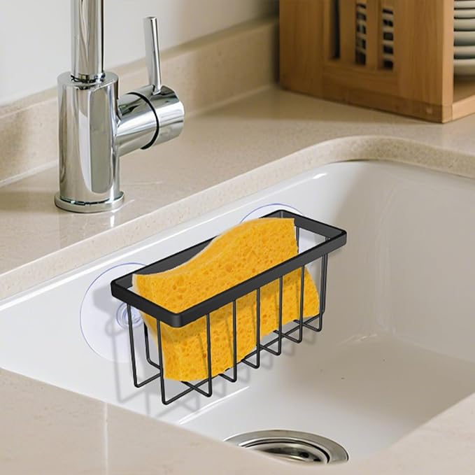 Sponge Holder for Kitchen Sink, Kitchen Sponge Holder, Sink Caddy for Sponges - Image 4